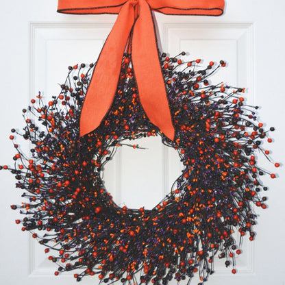 Halloween Berry Wreath