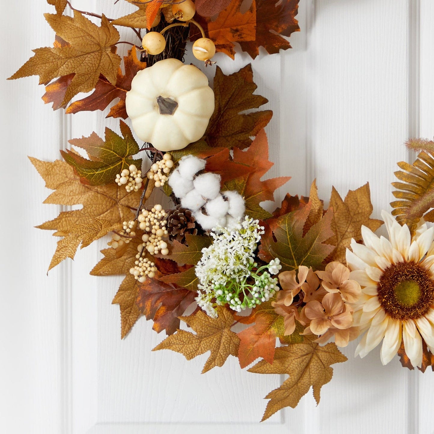 Sunflower & Pumpkin Wreath