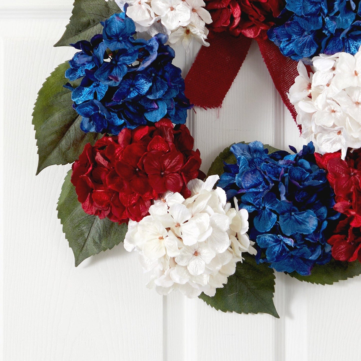 Americana Hydrangea Wreath