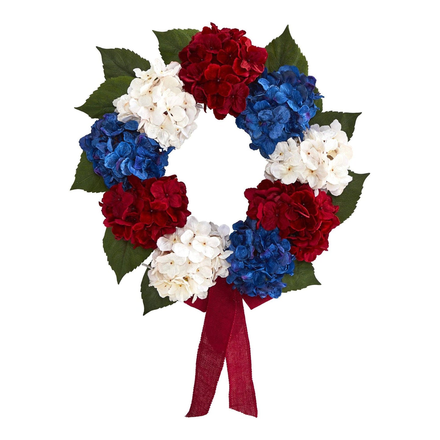 Americana Hydrangea Wreath