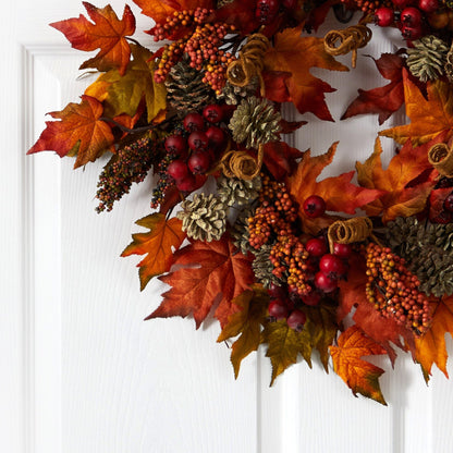 Maple & Berry Wreath